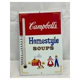 Campbell's Homestyle Soups Tin Thermometer Sign, 6