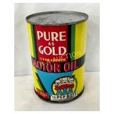 1-Quart Vintage Pep Boys Pure as Gold' Motor Oil
