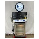 Esso Extra Gas Pump with Illuminated Globe and Dis