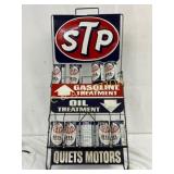 STP Oil Rack Display with Cans, 17in x 34in