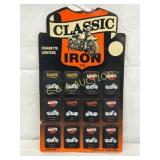 Old Stock Classic Iron Lighter Display with 12 Cig