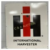 Double-Sided Porcelain Sign for International Harv