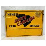 Embossed South Carolina Farm Bureau, 14in x 10in