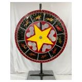 Painted Metal Carnival-Style Wheel of Fortune, 60i