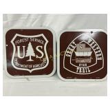 Two U.S. Forest Service and Great Western Trail Al