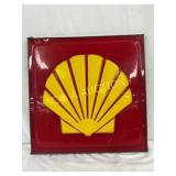 Embossed Plastic Shell Gas Station Sign, 20 Inches
