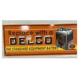 Contemporary DSP Delco Advertising Sign, 24 x 10 I