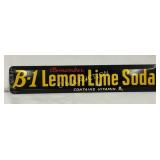 B-1 Lemon-Lime Soda Advertising Metal Sign