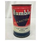Humble Oil & Refining Company 5lb Cup Grease Hard