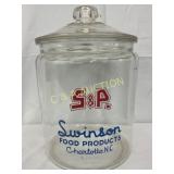 9 1/2 x 13 1/2 Inch Glass Jar with Lid by S&P Swin