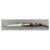 Rite Edge Dolphin Handle Inlay Folding Knife
