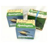 Three Boxes of Remington Shotgun Shells: 12-Gauge