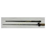 Military Bayonet With Brass Handle and Metal Scabb