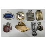 Metal Belt Buckles Featuring Themed Designs and Ad