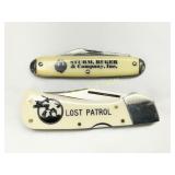 Two Folding Knives: Sturm Ruger & Bear Hunter 'Lo