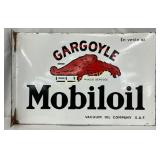Gargoyle Mobiloil SSP Flange Sign, 24in x 16in