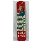Cobbs Creek Blended Whisky Metal Thermometer, 8×38