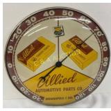 12in Pam Clock Co. Allied Automotive Parts Thermom