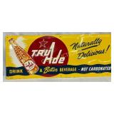 Emb. Metal Tru-Ade Sign, 30in x 12in