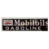 Porc. Mobilgas RARE Gargoyle Sign, 86in x 22in