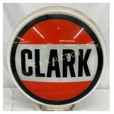 Clark Milk Glass Wide Body Globe, 16-Inch Diameter