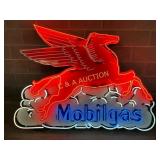 Mobilgas Pegasus Neon Sign with New Transformers,