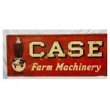 Case Farm Machinery Metal Self-Framed Sign, 72in x