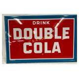 Double Cola Self-Framed Metal Sign, 36 x 24 Inches