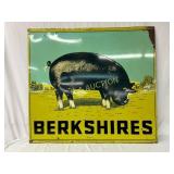 Nice Berkshire Pig DS Metal Sign, 48 x 44 Inches