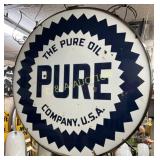 DSP Pure Oil Company Sign, 42 in.