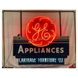 Porc. DS GE Appliances Neon Sign, 55in x 50in w/ 1