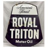 DSP Royal Triton Motor Oil Advertising Sign, 25 x