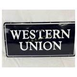 SSP Western Union Sign, 26in x 13in