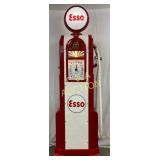 1935 Wayne 866 Clock Face Gas Pump with Esso Brand