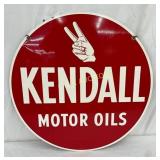 Kendall Motor Oils DS Metal Sign, 24 inches