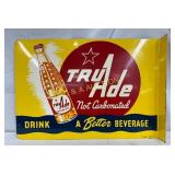 1954 Tru-Ade Metal Flange Sign, 20 1/2´´ x 14´´