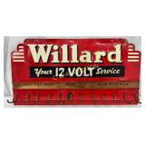 Willard 12-Volt Service Metal Display with Hooks,