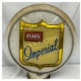 Atlantic Imperial Milk Glass Pump Globe, 16 inche