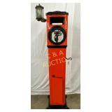 Bowser Model 310 Gas Pump With Clock Face and Sigh