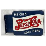 Pepsi-Cola Flange Sign, 15in by 10in