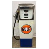 Gulf Chrome Top Gas Pump by Southwest Pump Company