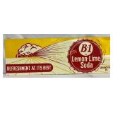 Emb. B-1 Lemon-Lime Soda Metal Sign, 27in x 9 1/2i