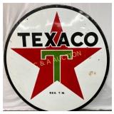 1956 Porc. Texaco 6 ft. Sign