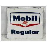 Porc. Mobil Regular Pump Plate, 14 x 12 Inches