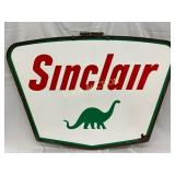 1963 Porc. Sinclair Gas Station Sign with Dino Log
