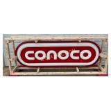 Emb. Conoco Lexan Can Sign, 79in x 26in
