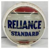 Reliance Standard Milk Glass Gas Pump Globe, 16 in