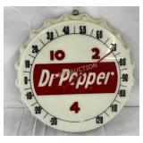 Dr Pepper Plastic Bottle Cap Thermometer, 11 in Di