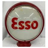 Esso Metal Framed Pump Globe, 19 Inches
