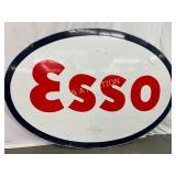 DS Porc. Esso Sign Measuring 59 x 88 Inches